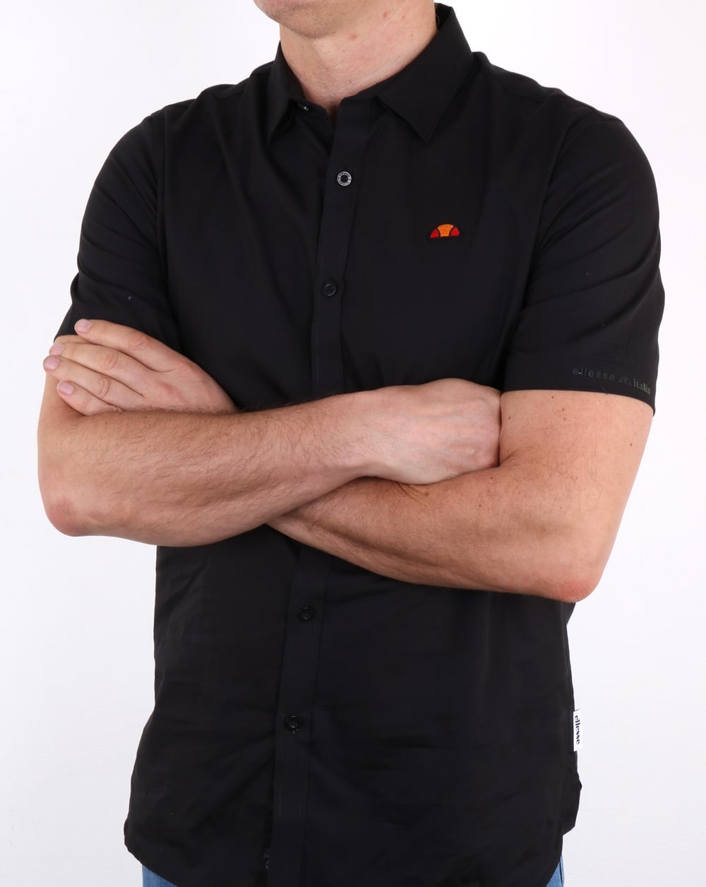 Ellesse Castello Short Sleeve Shirt Black
