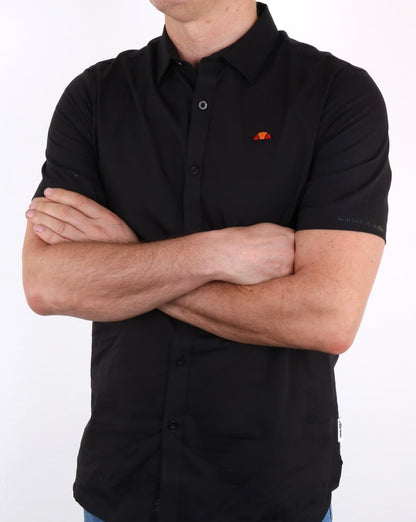 Ellesse Castello Short Sleeve Shirt Black