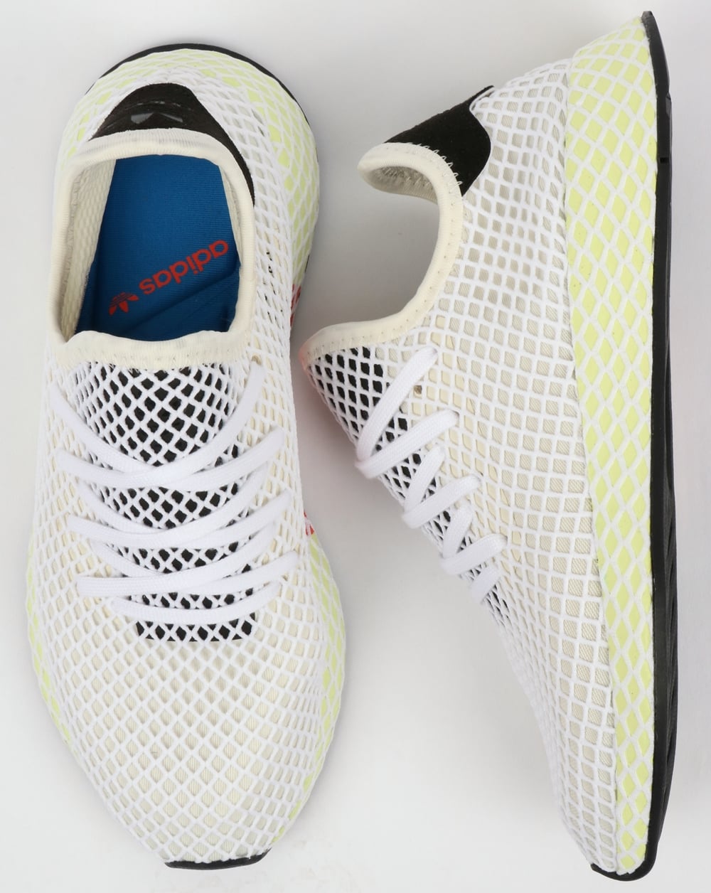 Adidas Deerupt Runner Trainers Chalk White/Black