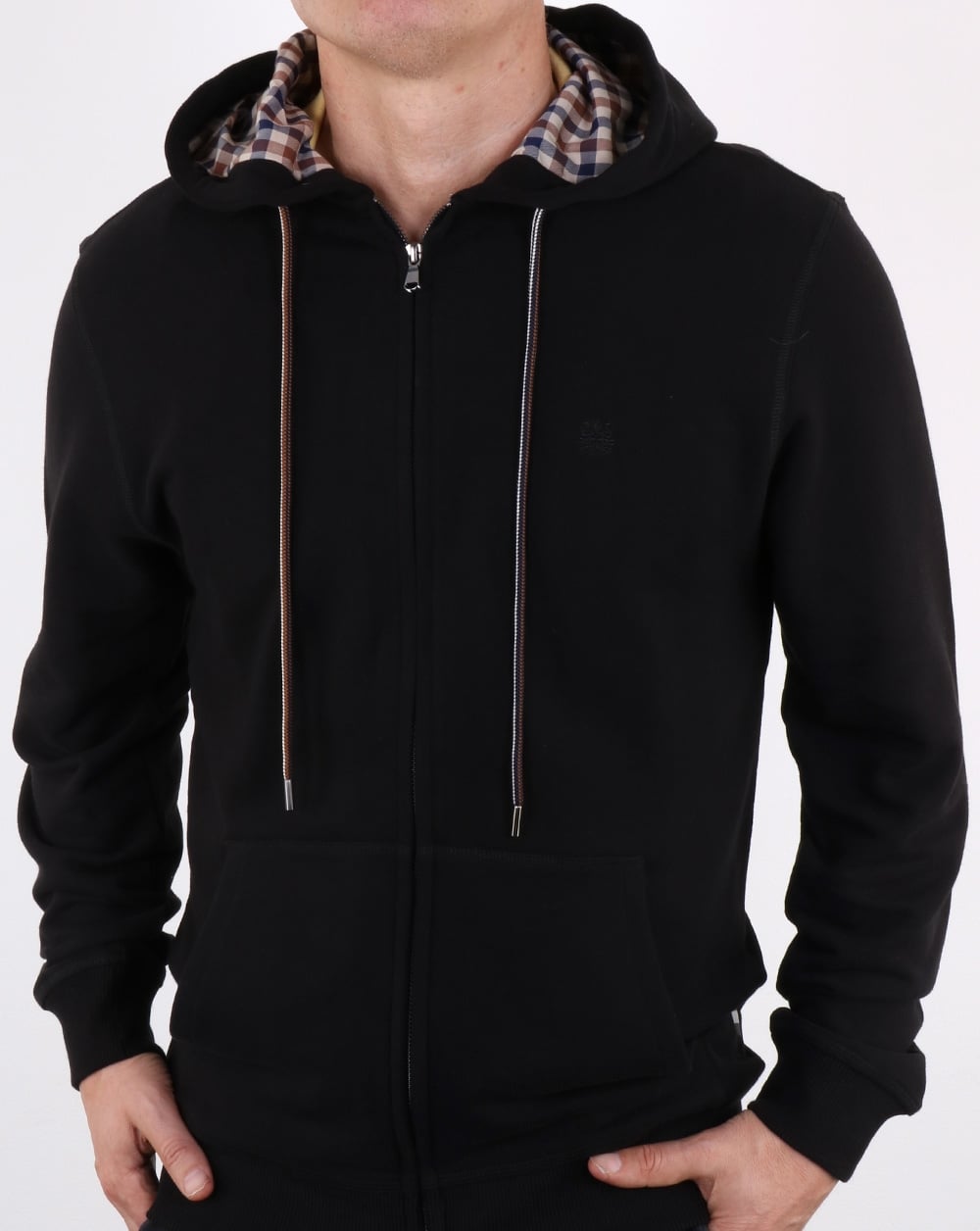 Aquascutum Arlo Sweat Hoodie Black