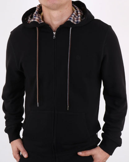 Aquascutum Arlo Sweat Hoodie Black