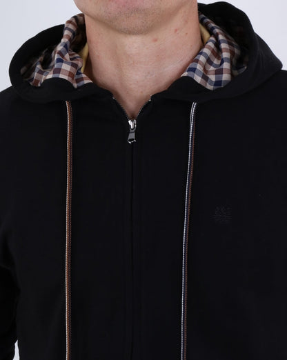 Aquascutum Arlo Sweat Hoodie Black