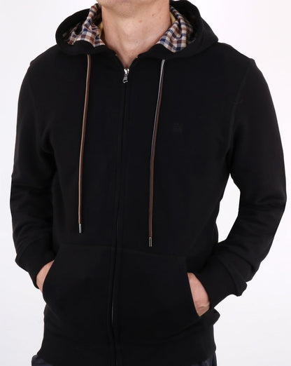 Aquascutum Arlo Sweat Hoodie Black