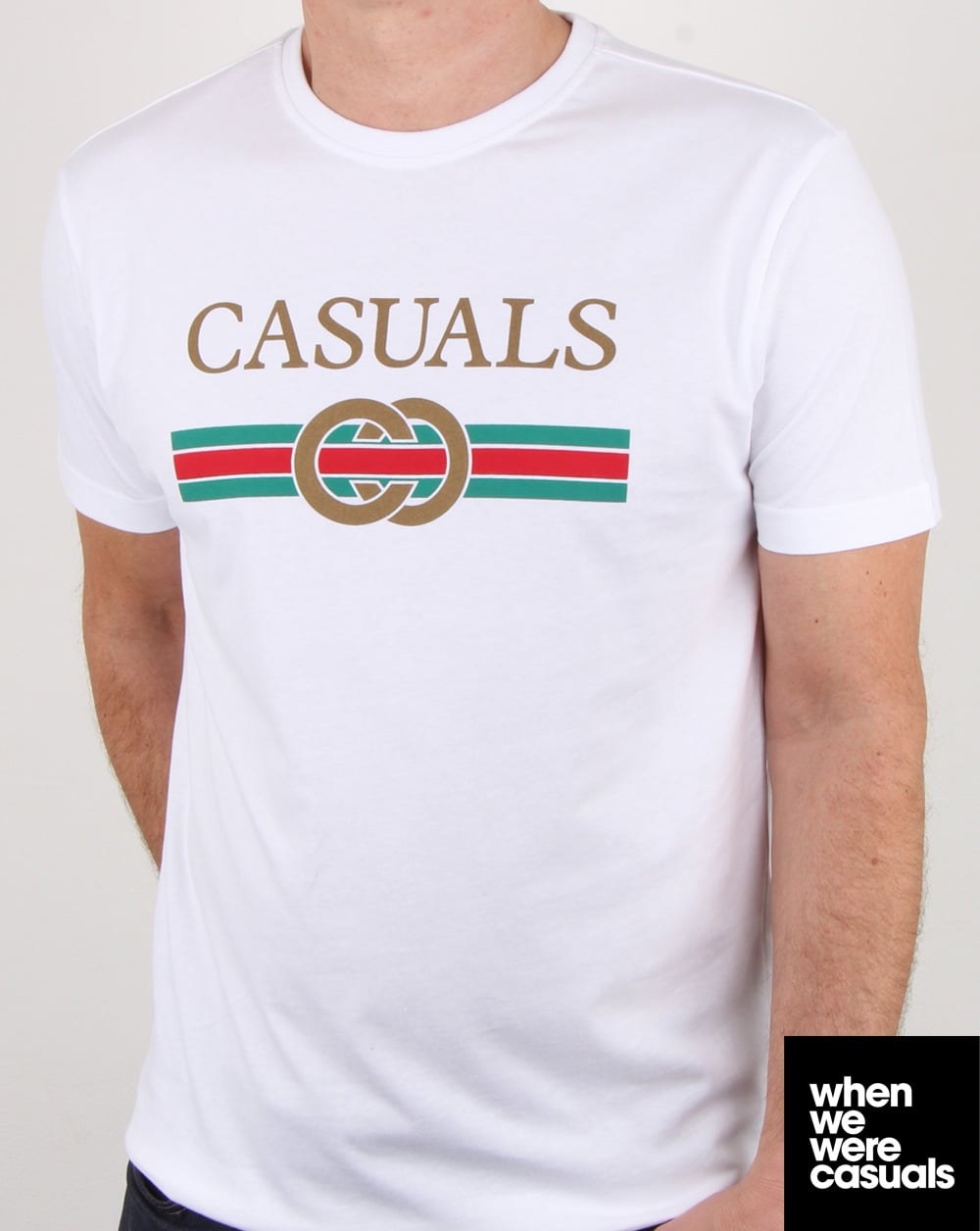 80s Casual Classics Designer Casual T Shirt White
