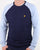Lyle And Scott Lightweight Raglan Sweatshirt Stonewash Blue
