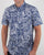 Pretty Green Payton Paisley Shirt Navy
