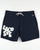 Lacoste Logo Lettering Swim Shorts Navy