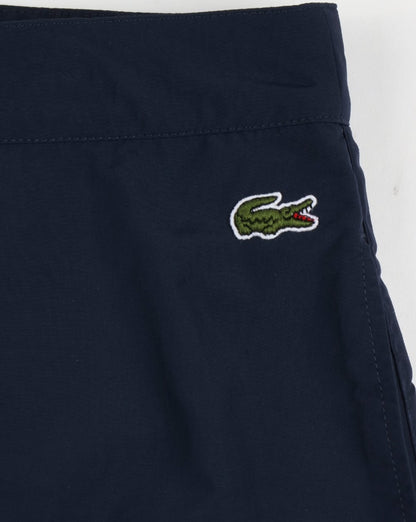 Lacoste Logo Lettering Swim Shorts Navy