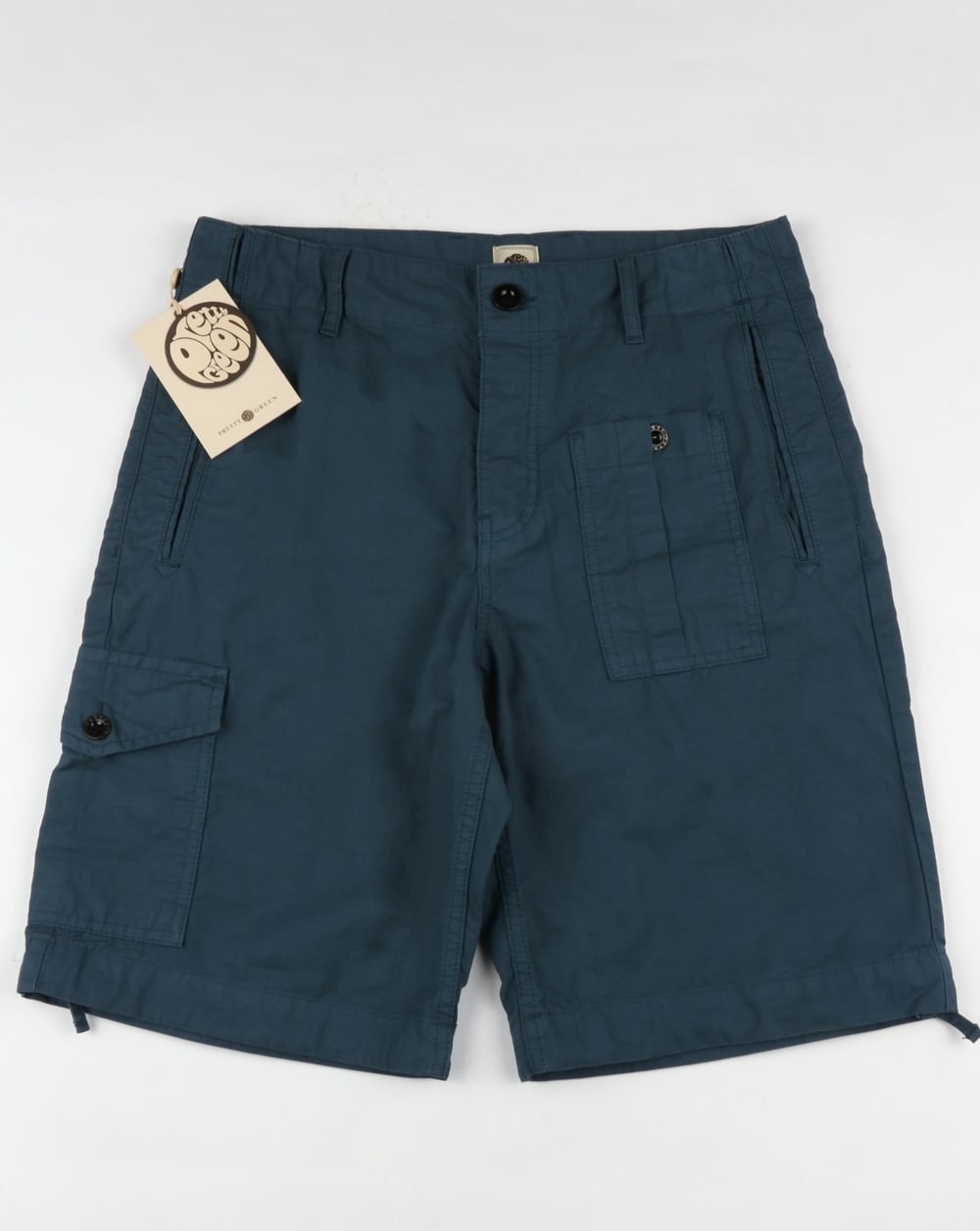 Pretty Green Rockwood Cargo Shorts Blue