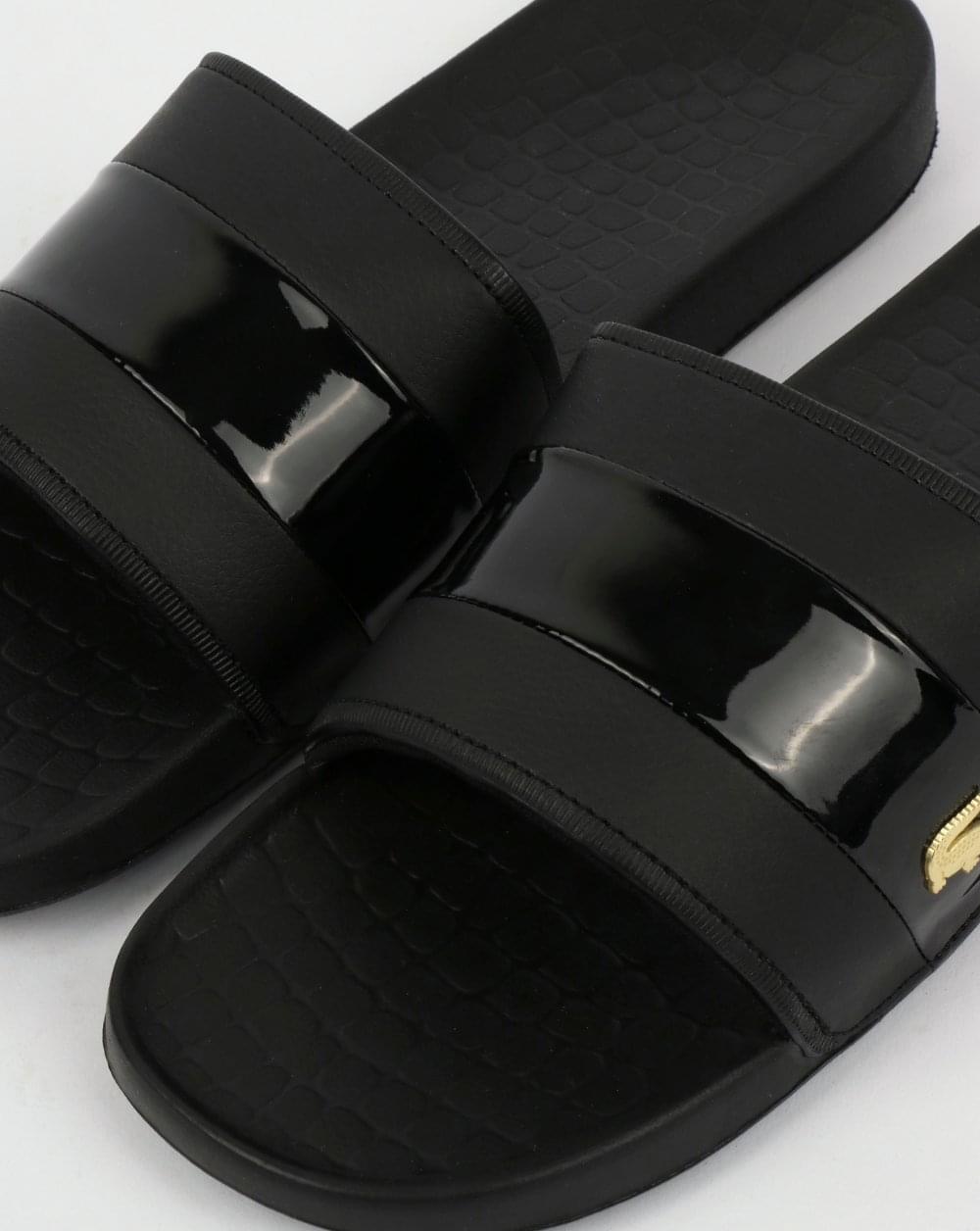 Lacoste Fraisier Sliders Black/Gold