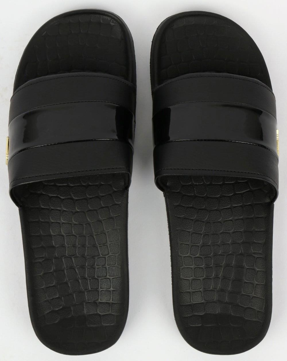 Lacoste Fraisier Sliders Black/Gold
