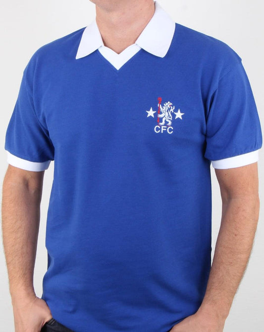 80s Casual Classics Chelsea 1976 Retro Shirt Blue