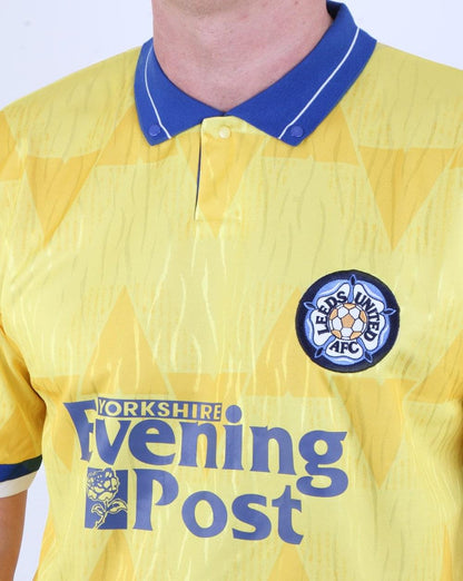80s Casual Classics Leeds 1992 Away Retro Shirt Yellow