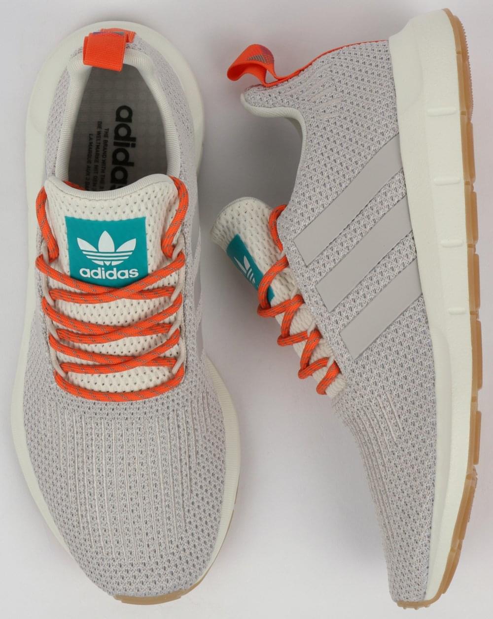 Adidas Swift Run Trainers Crystal White/Grey