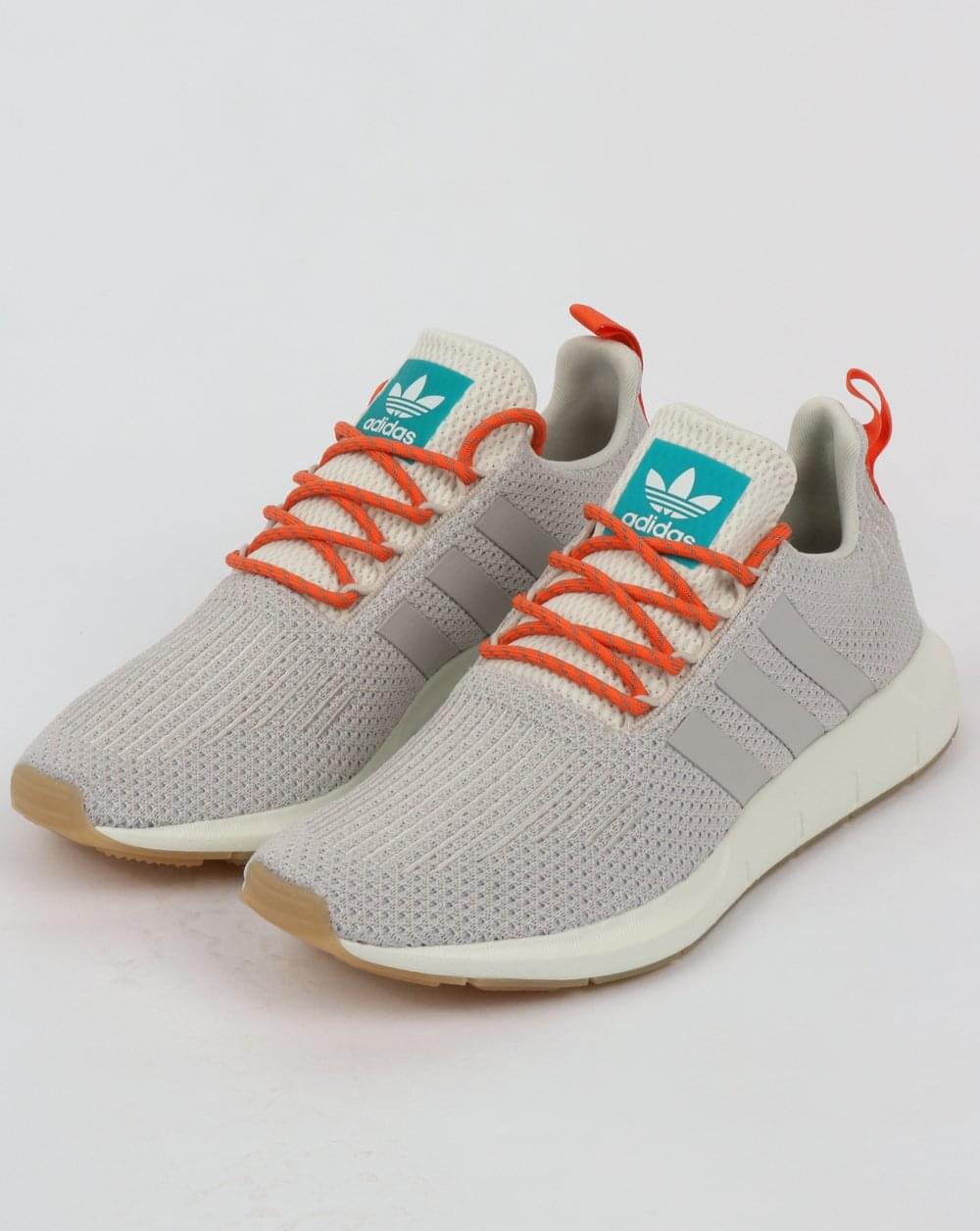 Adidas Swift Run Trainers Crystal White/Grey