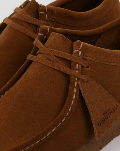 Clarks Originals Wallabee Shoes Cola Suede