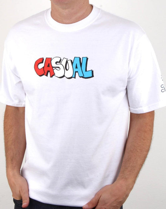 80s Casual Classics Graffiti T Shirt White