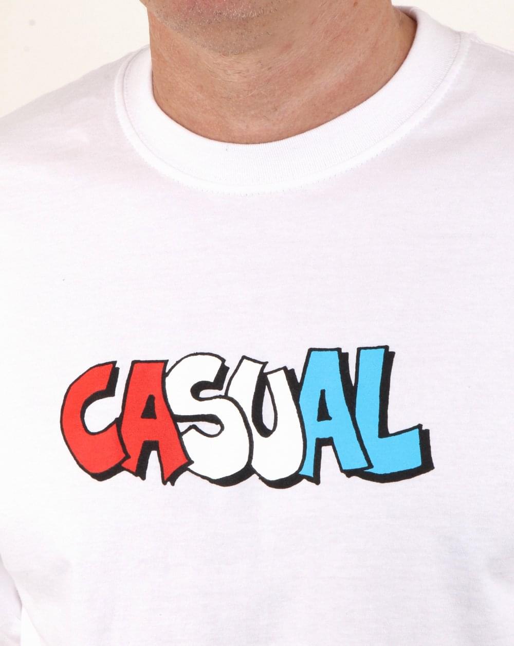 80s Casual Classics Graffiti T Shirt White