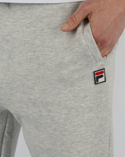 Fila Vintage Sarento Track Bottoms Light Grey Marl