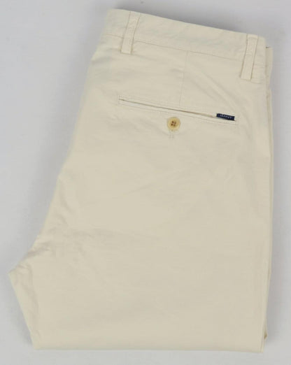 Gant Slim Sunbleached Chino Off White
