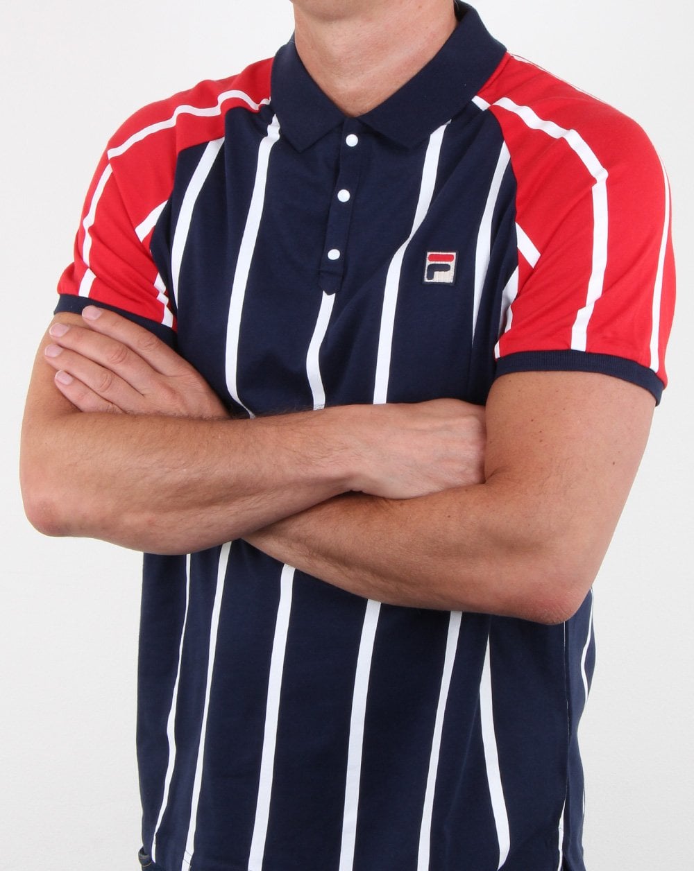 Fila Vintage Antonio Polo Shirt Navy
