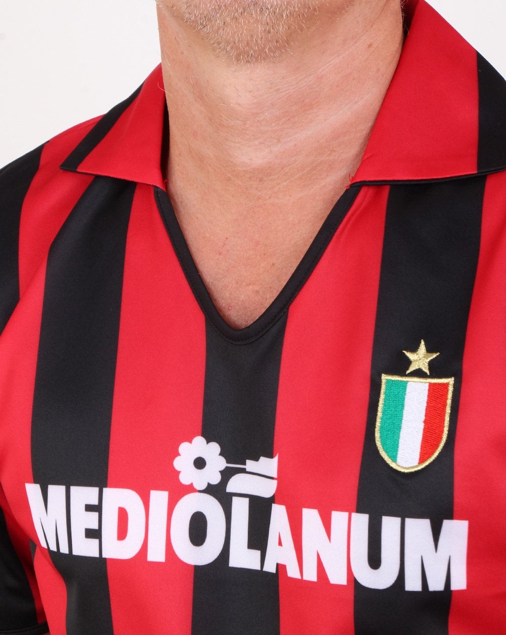 80s Casual Classics Ac Milan 1988 Retro Shirt Red/black