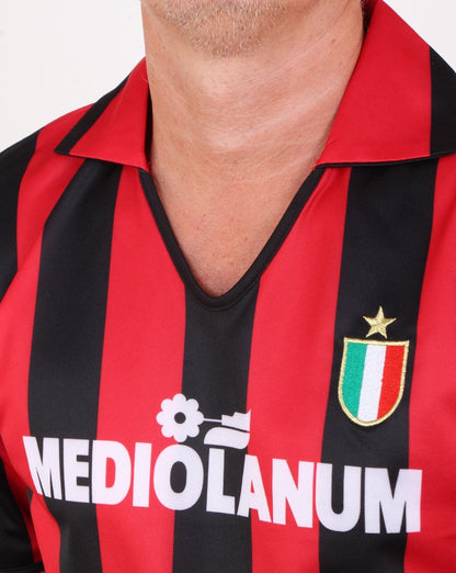 80s Casual Classics Ac Milan 1988 Retro Shirt Red/black