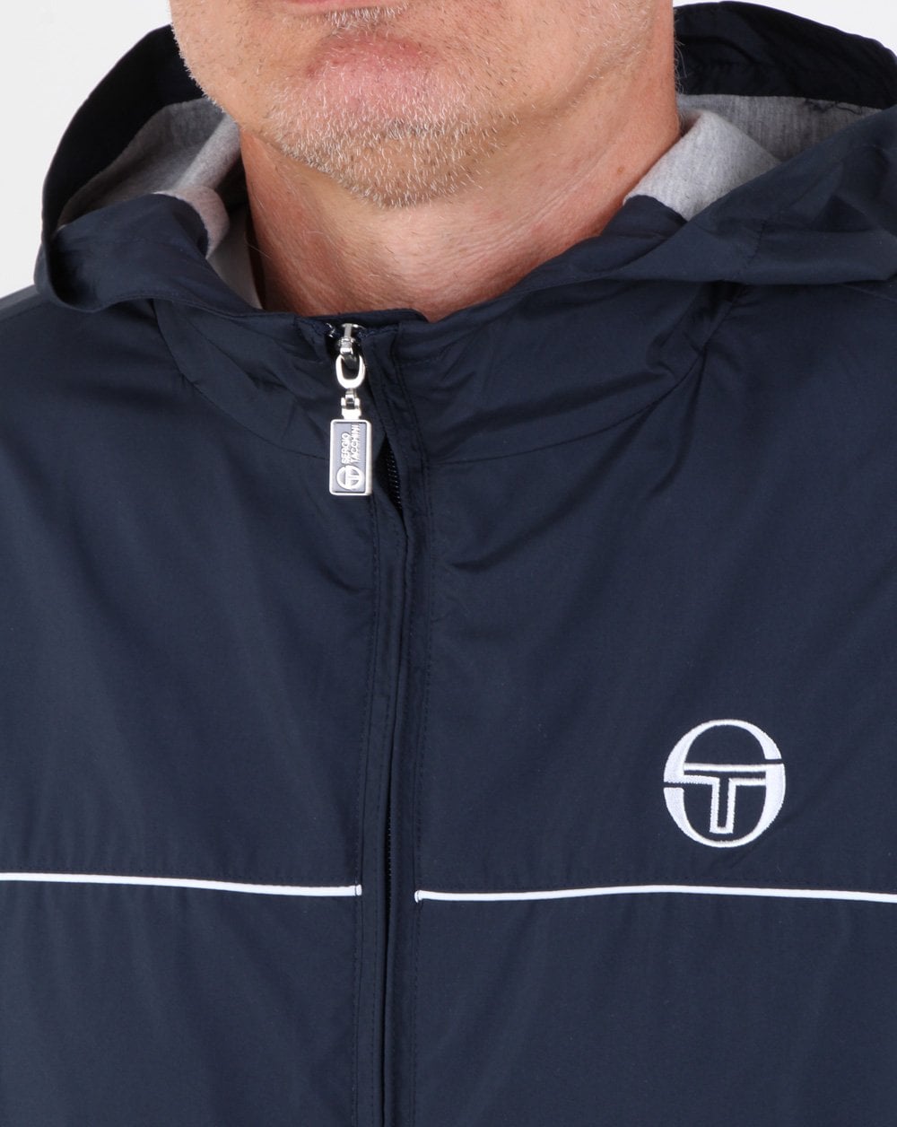 Sergio Tacchini Orion Hooded Jacket Navy
