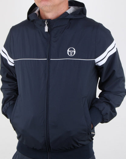 Sergio Tacchini Orion Hooded Jacket Navy