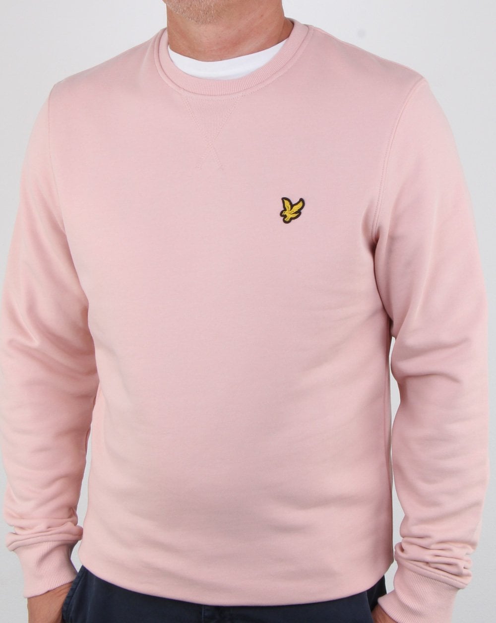 Lyle And Scott Crew Neck Sweatshirt Dusty Pink