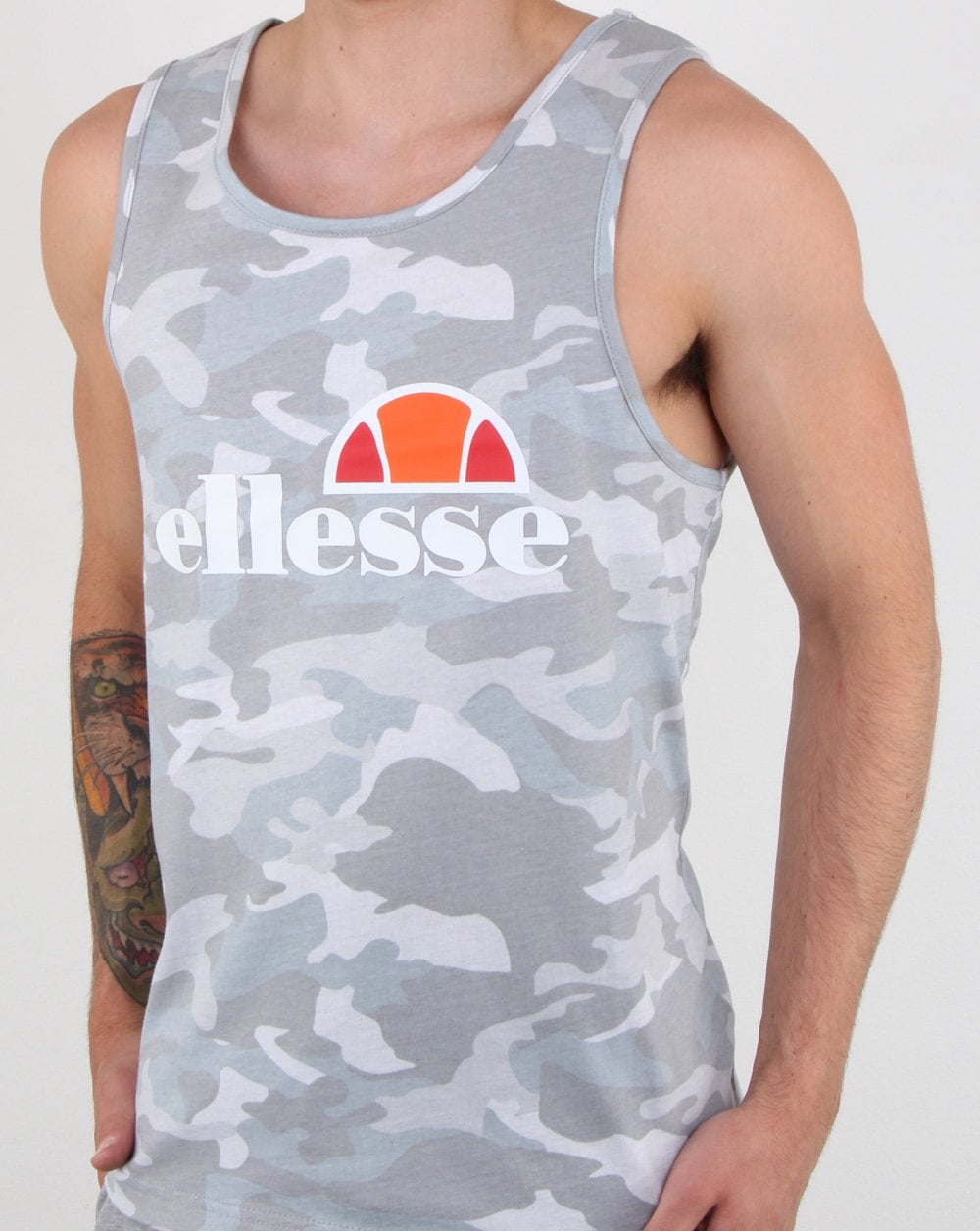 Ellesse Frattini Vest Grey Camo