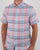 Gant Indian Madras Short Sleeve Shirt Pink