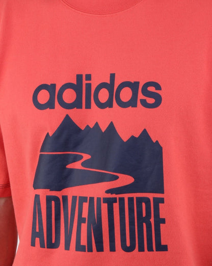 Adidas Originals Adventure T Shirt Trace Scarlet