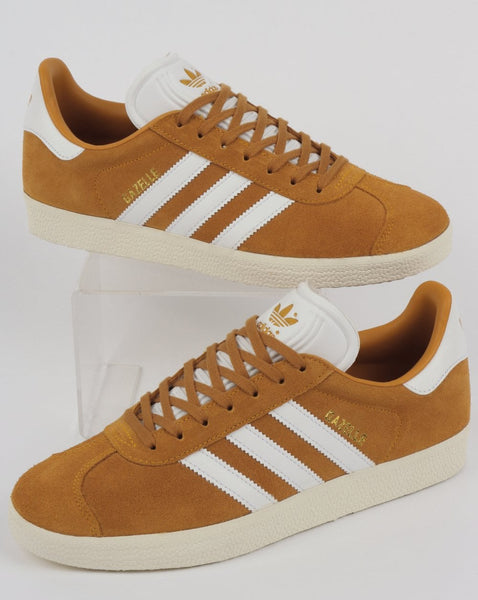 Adidas Gazelle Trainers Collegiate Gold/White