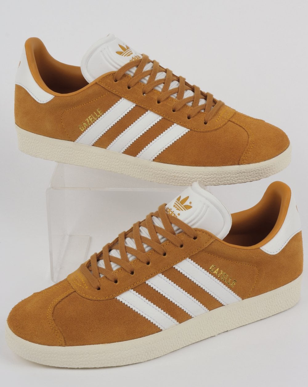 Adidas Gazelle Trainers Collegiate Gold/White