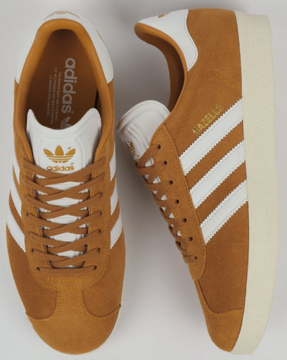 Adidas Gazelle Trainers Collegiate Gold/White