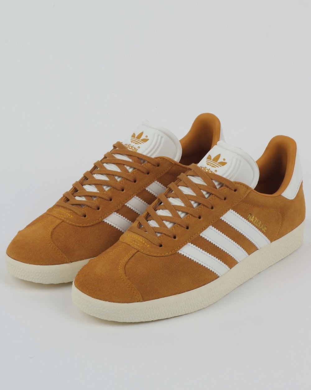 Adidas Gazelle Trainers Collegiate Gold/White