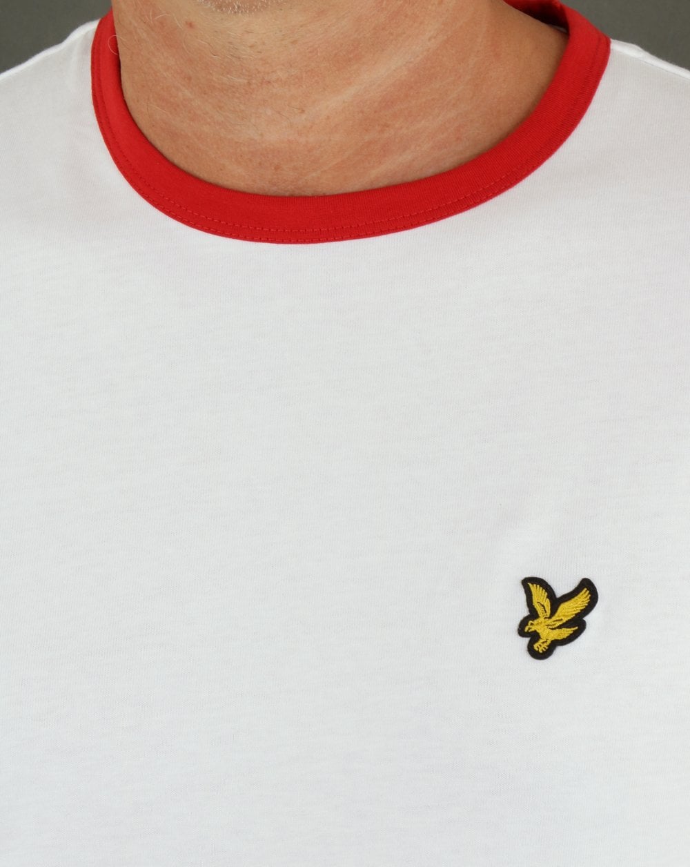Lyle And Scott Country Ringer T Shirt White