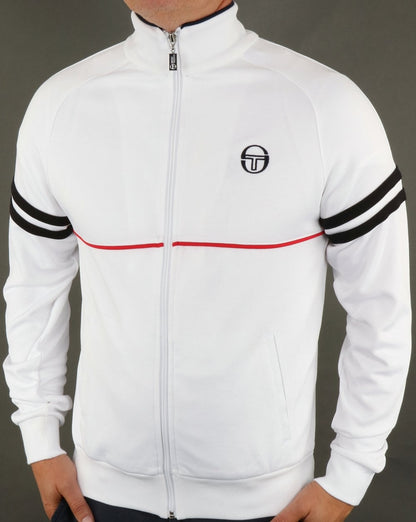 Sergio Tacchini Star Track Top White/Red