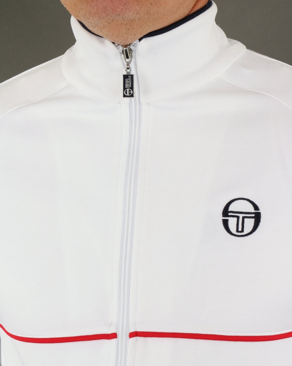 Sergio Tacchini Star Track Top White/Red