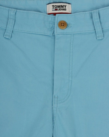 Tommy Hilfiger Cotton Twill Shorts Light Blue