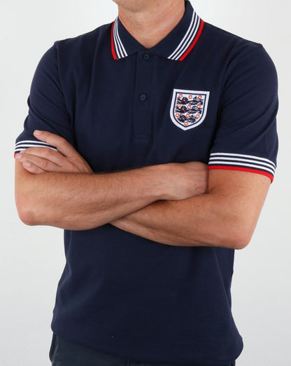 80s Casual Classics England 1974 Polo Shirt Navy