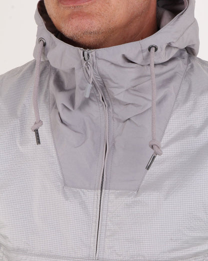 Pretty Green Overhead Hooded Jacket Grey