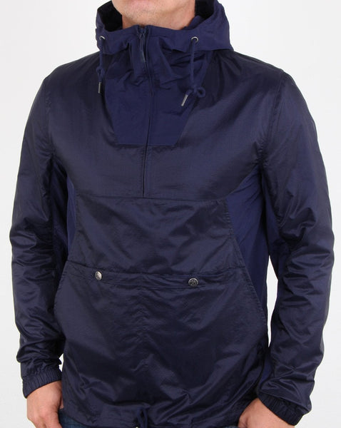 Pretty Green Overhead Hooded Jacket Navy