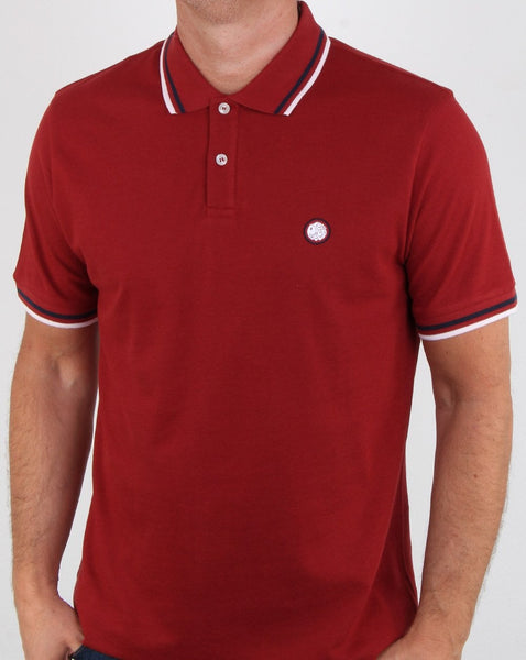 Pretty Green Barton Polo Shirt Red