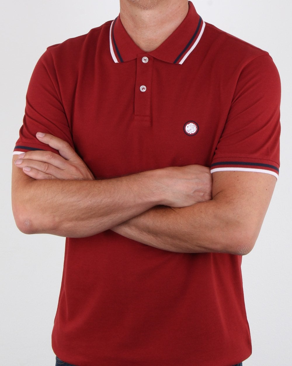 Pretty Green Barton Polo Shirt Red