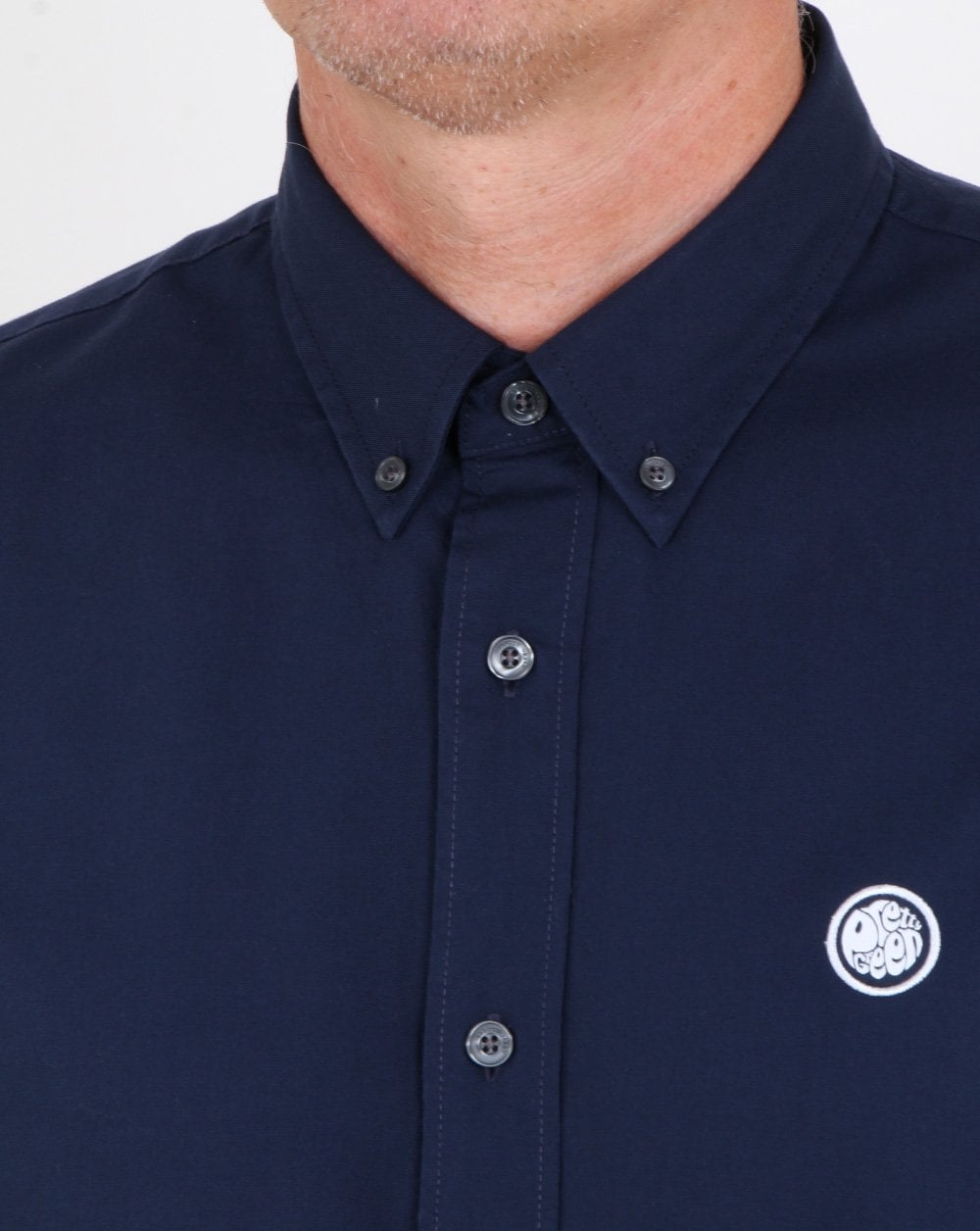 Pretty Green Oxford Shirt Dark Navy