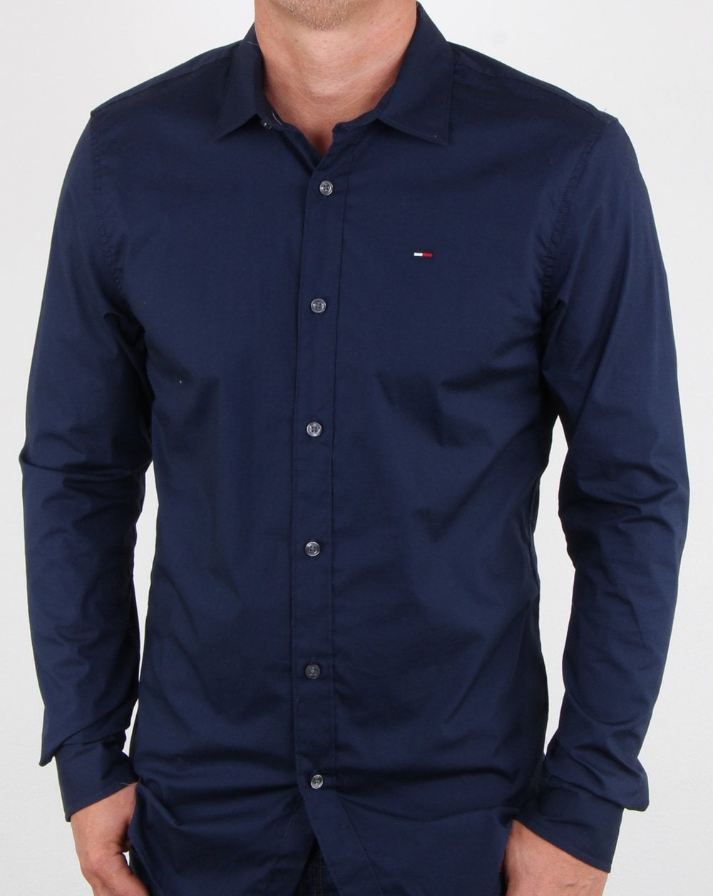 Tommy Jeans Stretch fit Navy Shirt