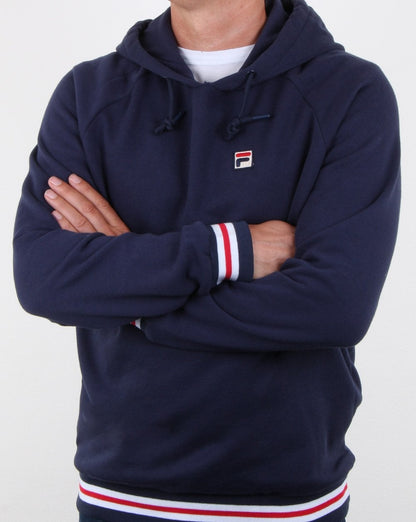 Fila Vintage Jordan Hoody Navy/red/white