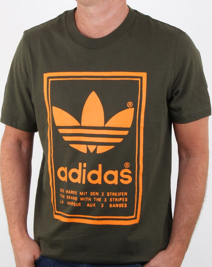 Adidas Originals Vintage T Shirt Night Cargo